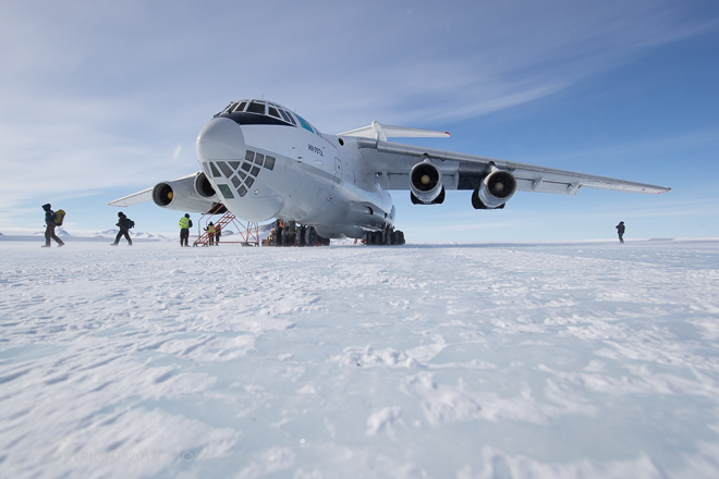Disembarking the Russian Ilyushian