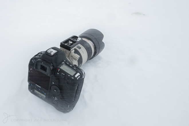 Frozen Canon EOS 1DX MKII w/ Canon 70-200mm F2.8L IS MKII