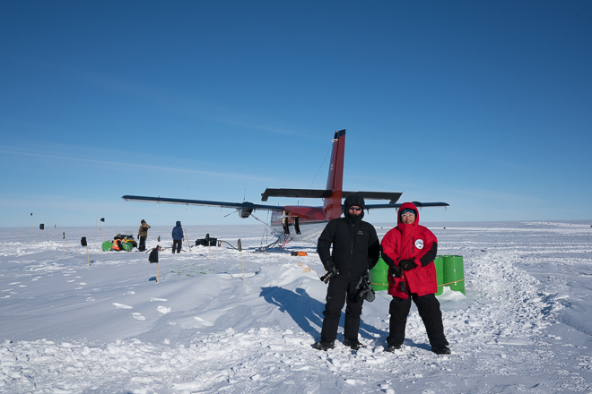 Sea Ice Fuel Stop on the way to Gould Bay